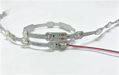 Wasserdichter LED-Linsenstreifen 24 V, kein -Lötmittel für LED-Leuchtkasten, 1 LED-Schnitt